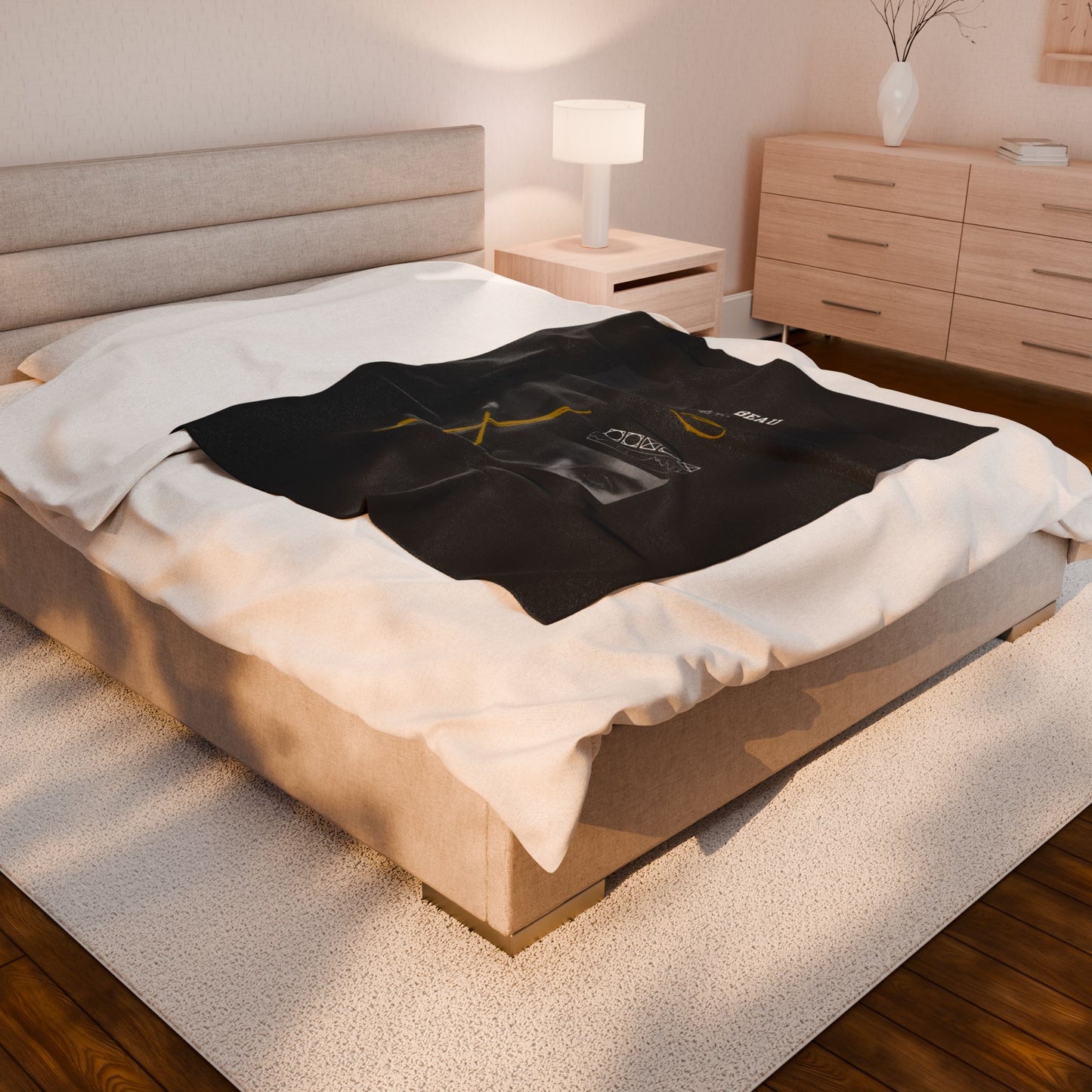 Velveteen Plush Beau Music Blanket