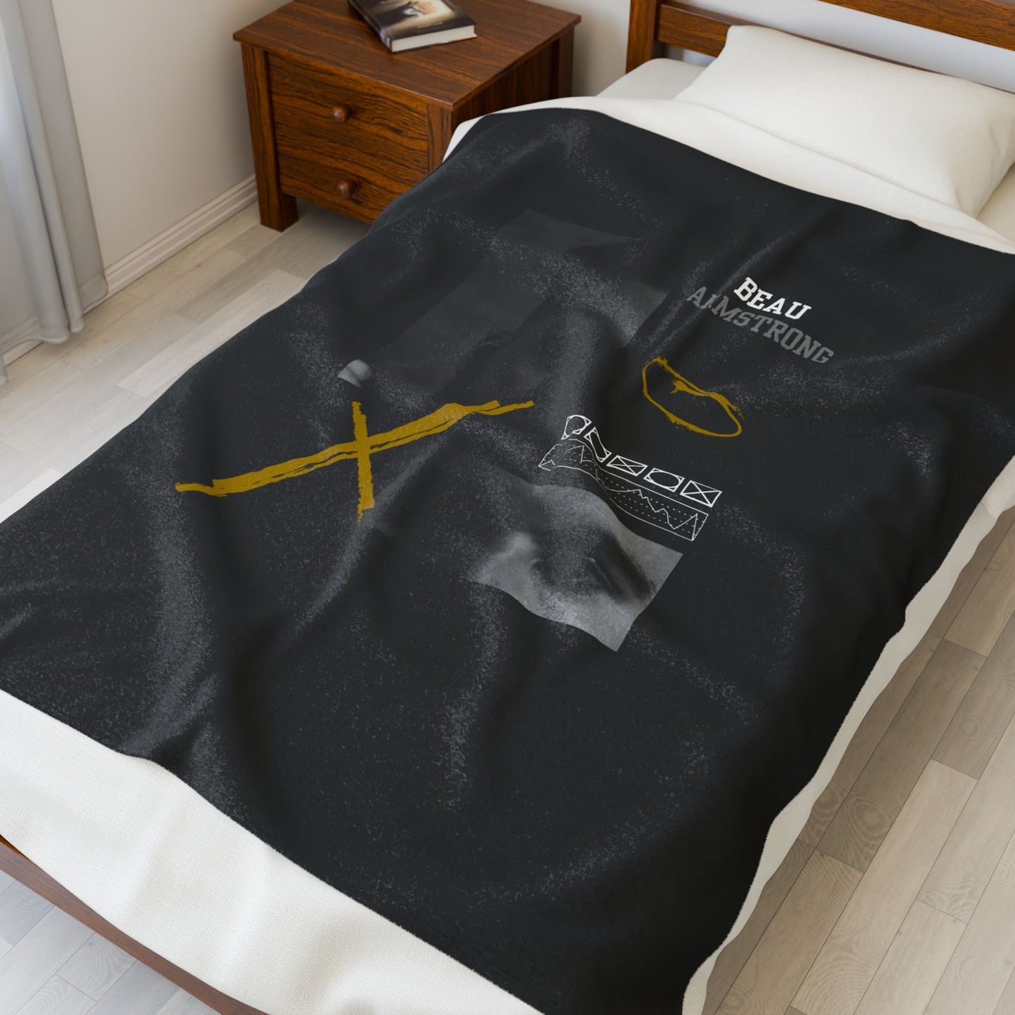 Velveteen Plush Beau Music Blanket